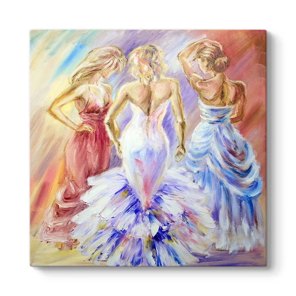 Three Beautiful Womens Tablo - Model 3